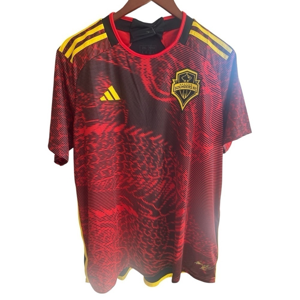 Seattle Sounders FC Adidas (NEW) Pre-Match Jersey Dragon Design -Limited Edition